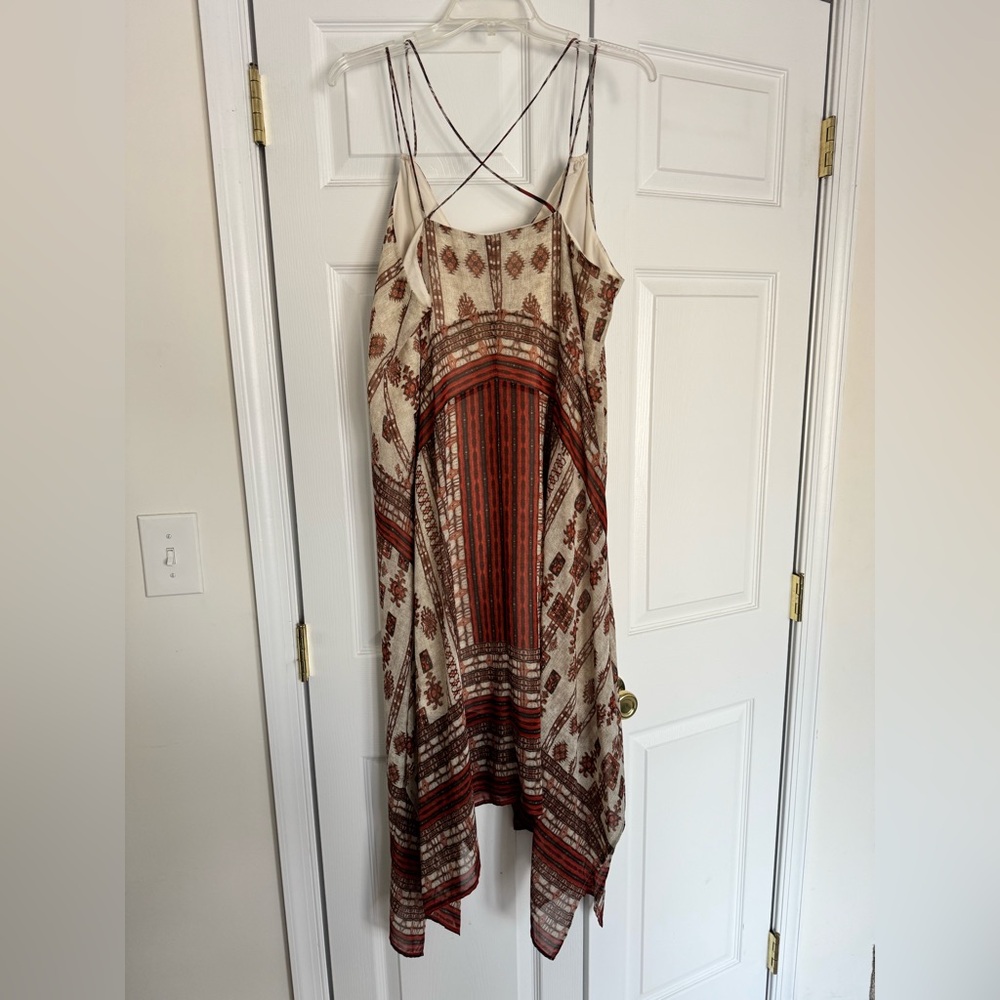 Lucky Brand Dress in Cream and Brown - Picture 7 of 8